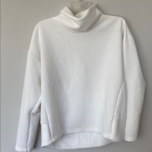 Women's White Turtleneck Sweater